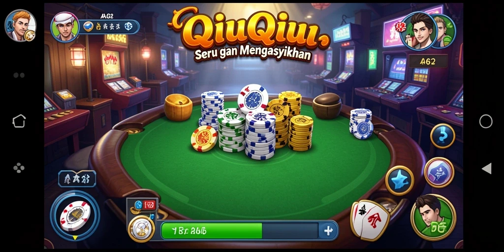 Tampilan gameplay menarik dari game QiuQiu AA62.