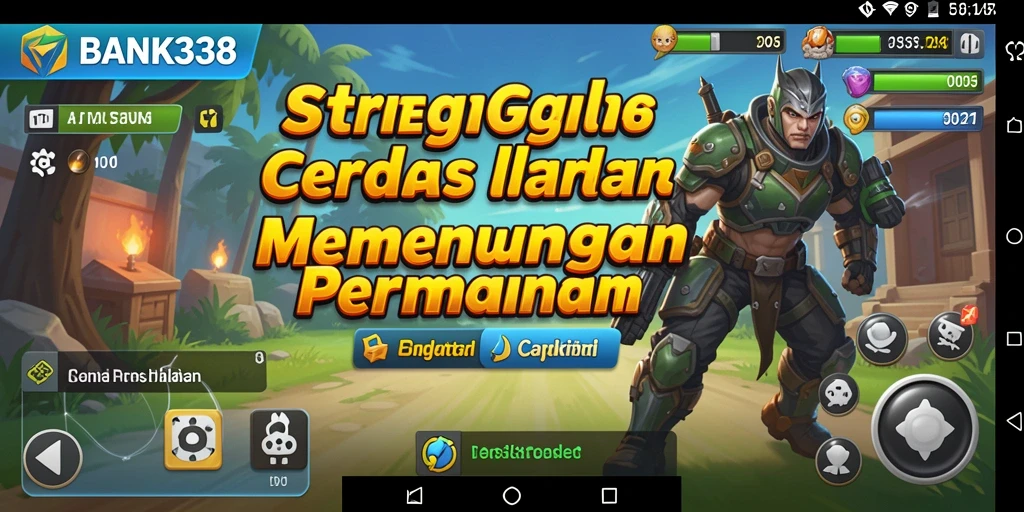 Tampilan gameplay strategi yang mendebarkan dan penuh pertempuran.