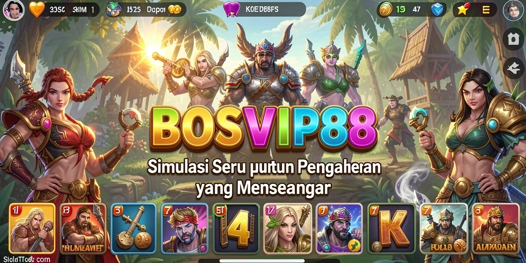 Tangkapan layar BOSVIP88 yang menunjukkan gameplay simulasi yang menarik.