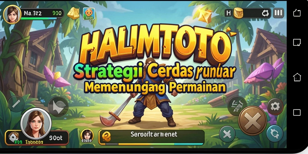 Screenshot menampilkan aksi seru dalam gameplay Strategy HALIMTOTO.
