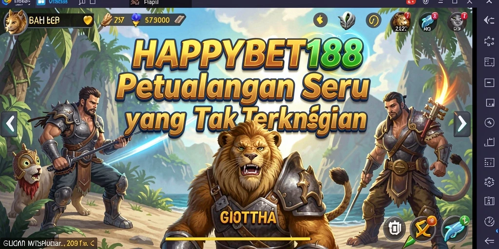 Tampilan gameplay seru dalam petualangan HAPPYBET188.