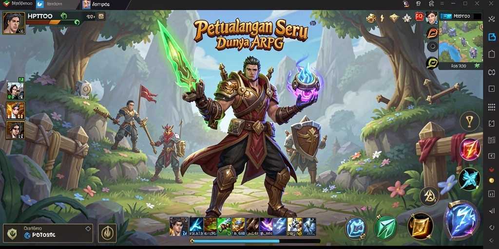 Gameplay seru HPTOTO dengan pertarungan yang mendebarkan.