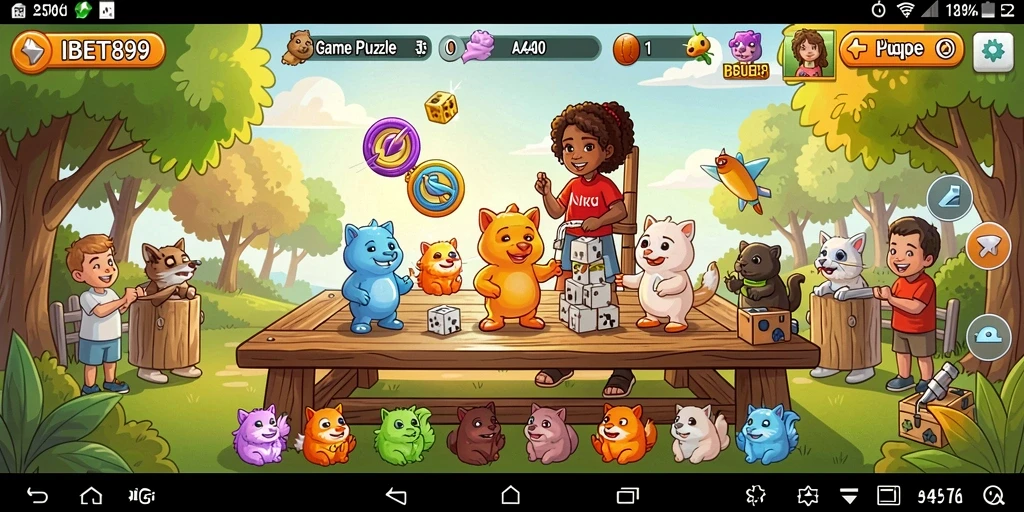 Tampilan menarik dari gameplay Puzzle di IBET899.