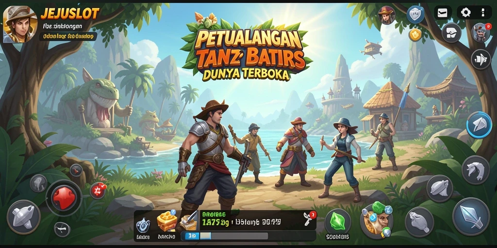 Tampilan gameplay Open World yang menakjubkan di JEJUSLOT.