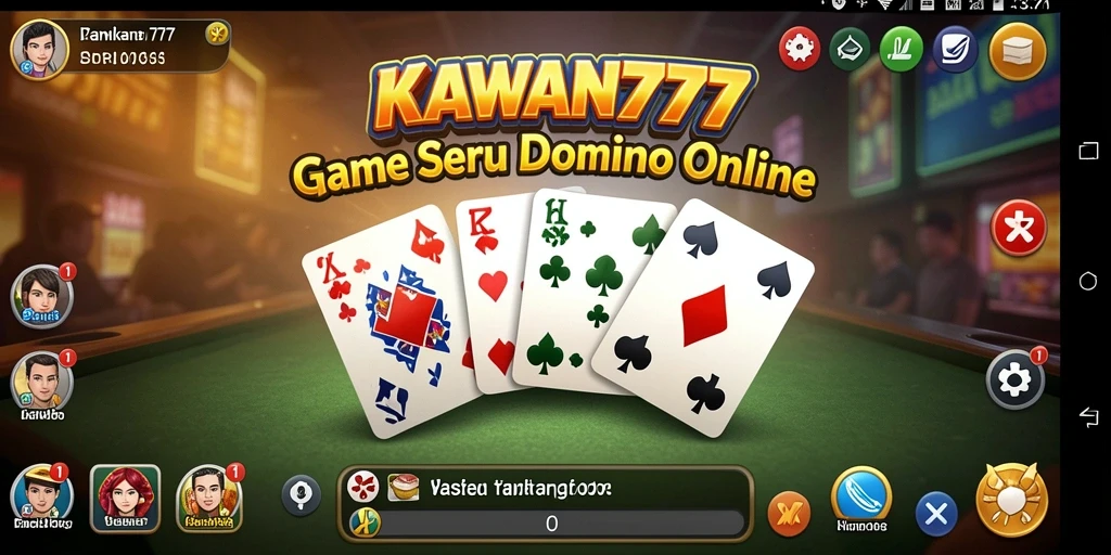 Tampilan gameplay seru di KAWAN777 dengan teman-teman.