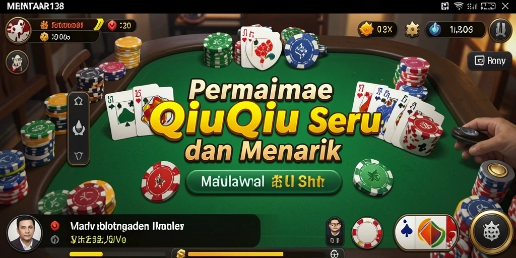 Tampilan gameplay QiuQiu yang seru di MENTARI138.