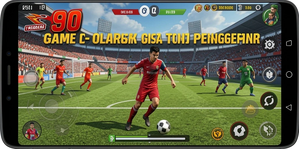 Screenshot S80 menampilkan momen seru dalam pertandingan olahraga.
