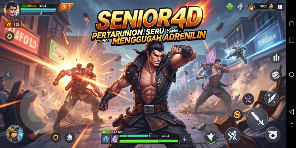 Tampilan seru dan aksi mendebarkan dari SENIOR4D.