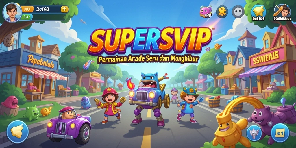 Tampilan gameplay seru dari SUPERSVIP yang memukau