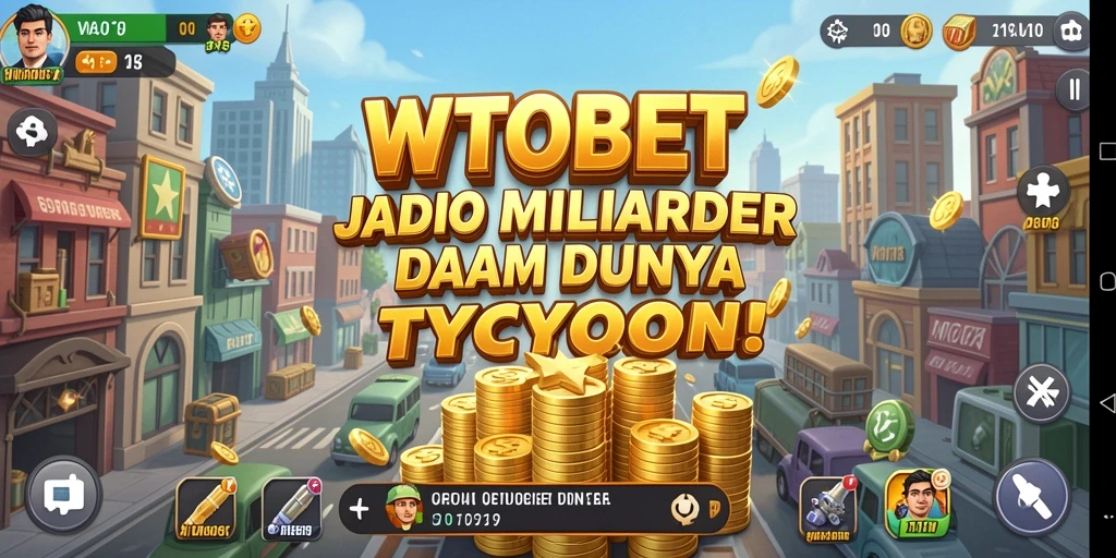 Tampilan gameplay Tycoon yang seru dan interaktif.